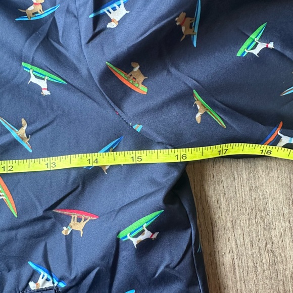 London Fog Navy Kids' Rain Jacket with Surfing Dogs - Picture 4 of 5